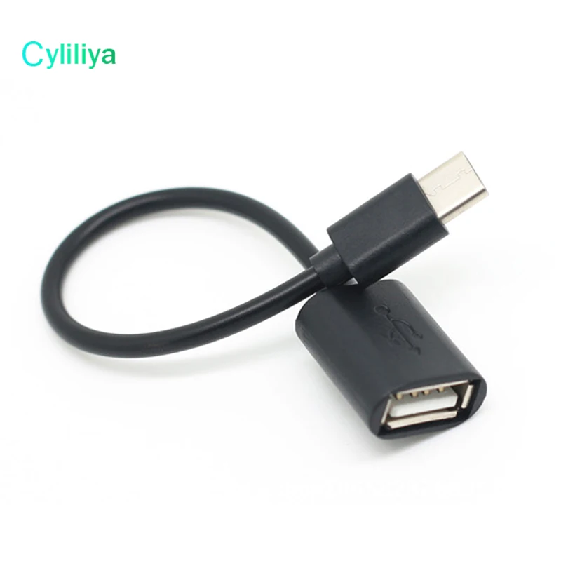 Cyliliya 100 шт. Type C Otg кабель Usb адаптер для Oneplus 3 Lg белый черный цвет оптовая продажа|otg