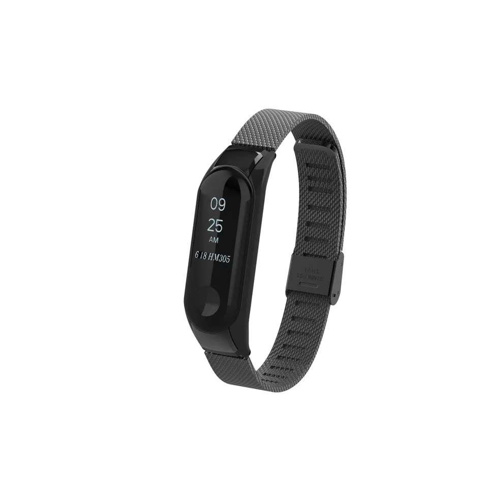 Mi Band 3 ремешок браслет для Xiaomi mi Band 3 ремешок металлический ремешок mi band3 Нержавеющая сталь Ремешок Браслет miband 3 ремешок для часов