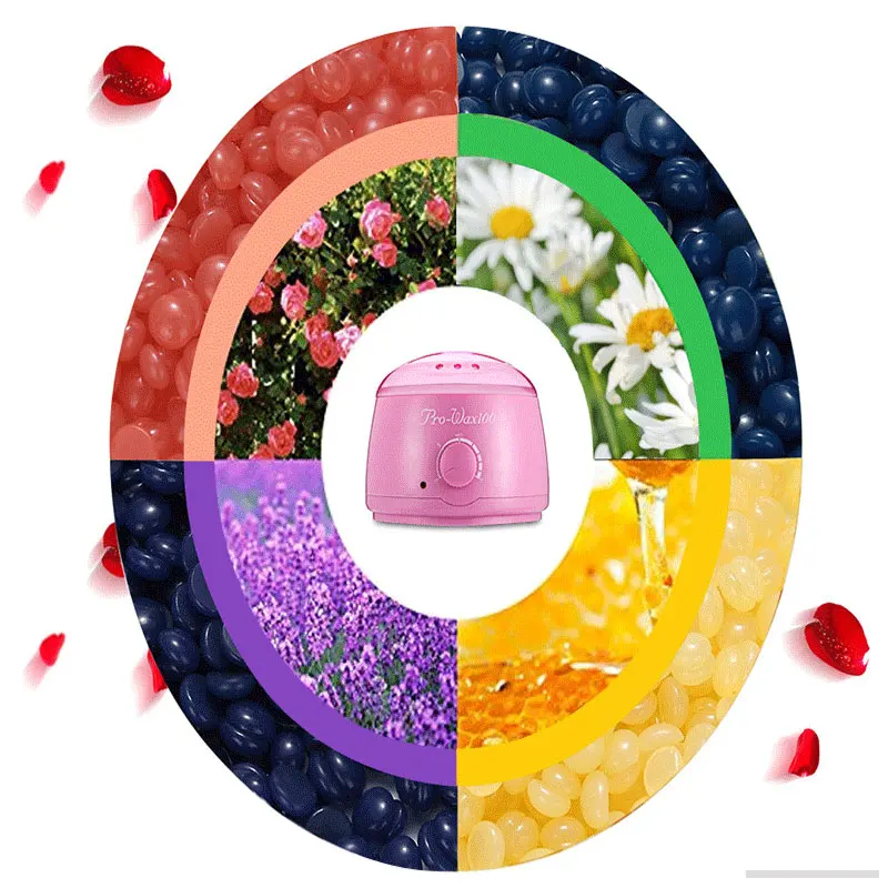 Wax Heater Machine Waxing Warmer 100g Beans Hot Hair Removal Sets EU Plug Bikini Free Shipping | Бытовая техника