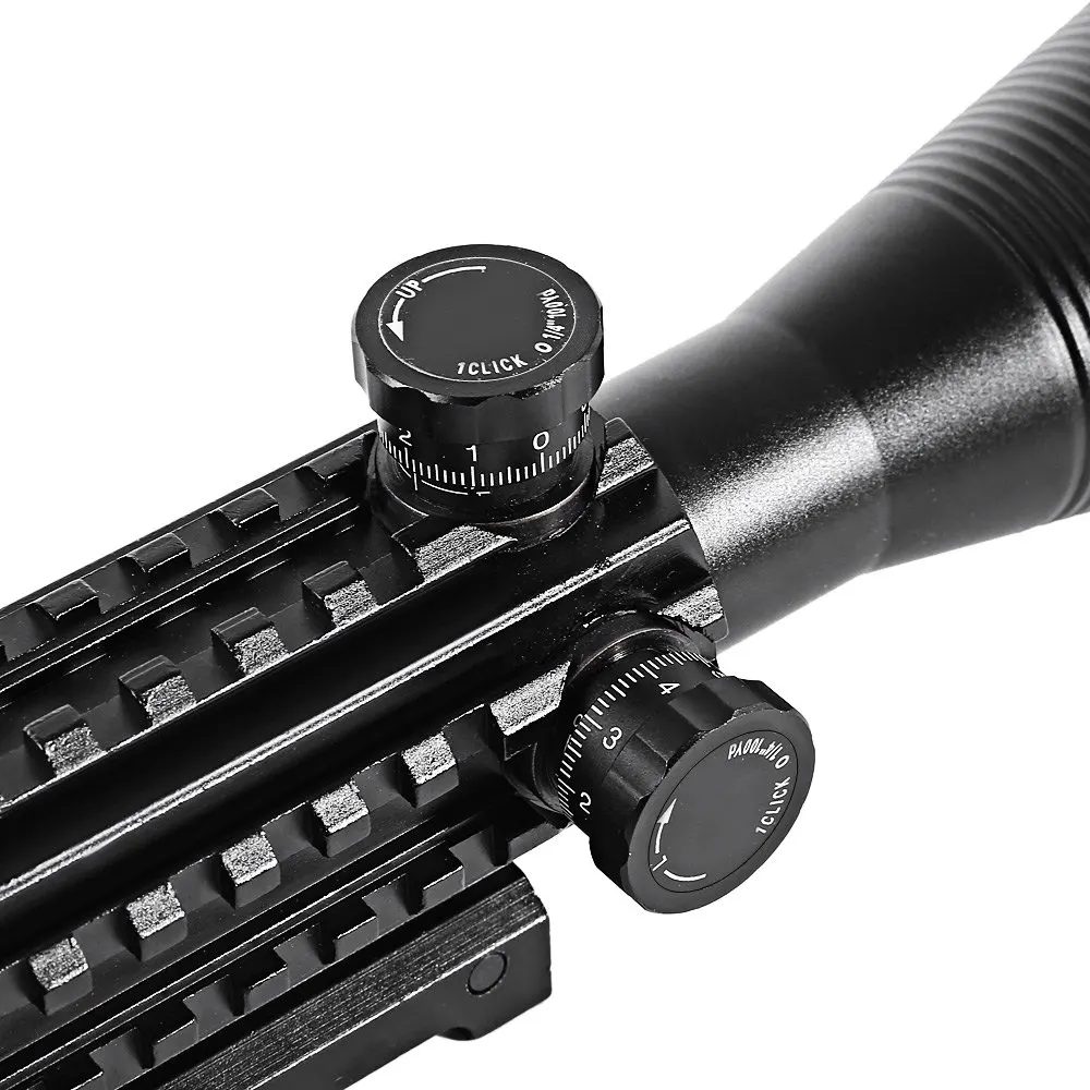 Красный зеленый точка рельс винтовка 4-16X50 EG хорошее видение прицелы Воздушный прицел для ружья наружный охотничий телескоп высокорефлекторный пистолет прицел оптика