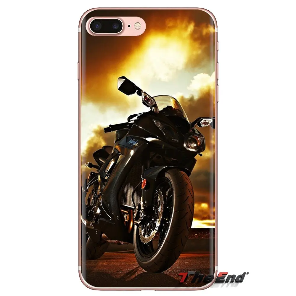 For Samsung Galaxy S3 S4 S5 Mini S6 S7 Edge S8 S9 S10 Plus Note 3 4 5 8 9 Zx6r autocycle autobike Transparent Soft Cases Covers |