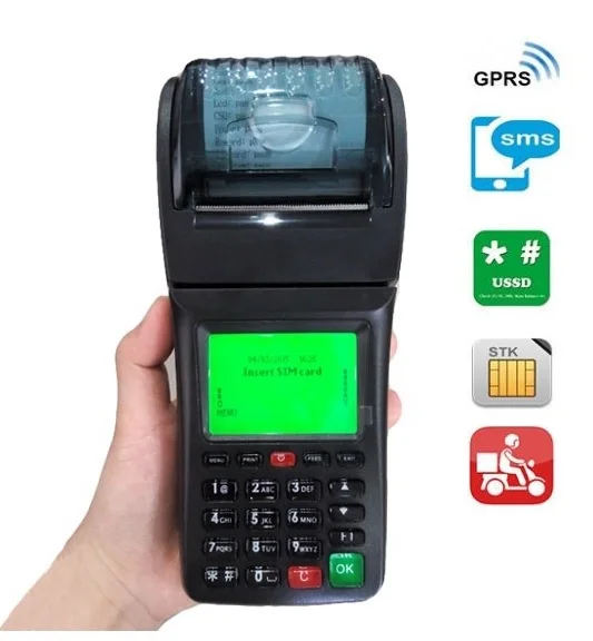Низкие GPRS данные карманные SMS принтер для ресторана онлайн заказ еды и интернет