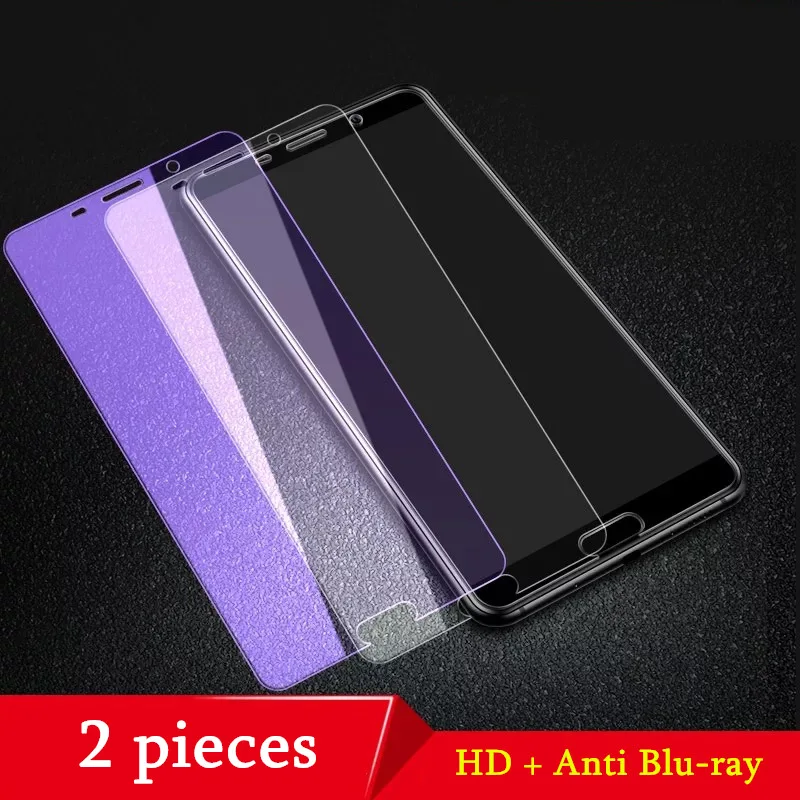 HD and Anti Blu-ray 2 шт., закаленное стекло для huawei mate 10/mate 10 Pro, защита экрана, защита от Blu-Ray стекла, Защитная пленка для huawei mate 10 - Цвет: HD and Anti Blu-ray