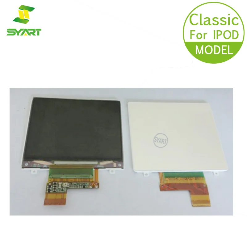 SYART For ipod Classic LCD display no touch screen 80g/120g/160g Replacement parts free shipping | Мобильные телефоны и