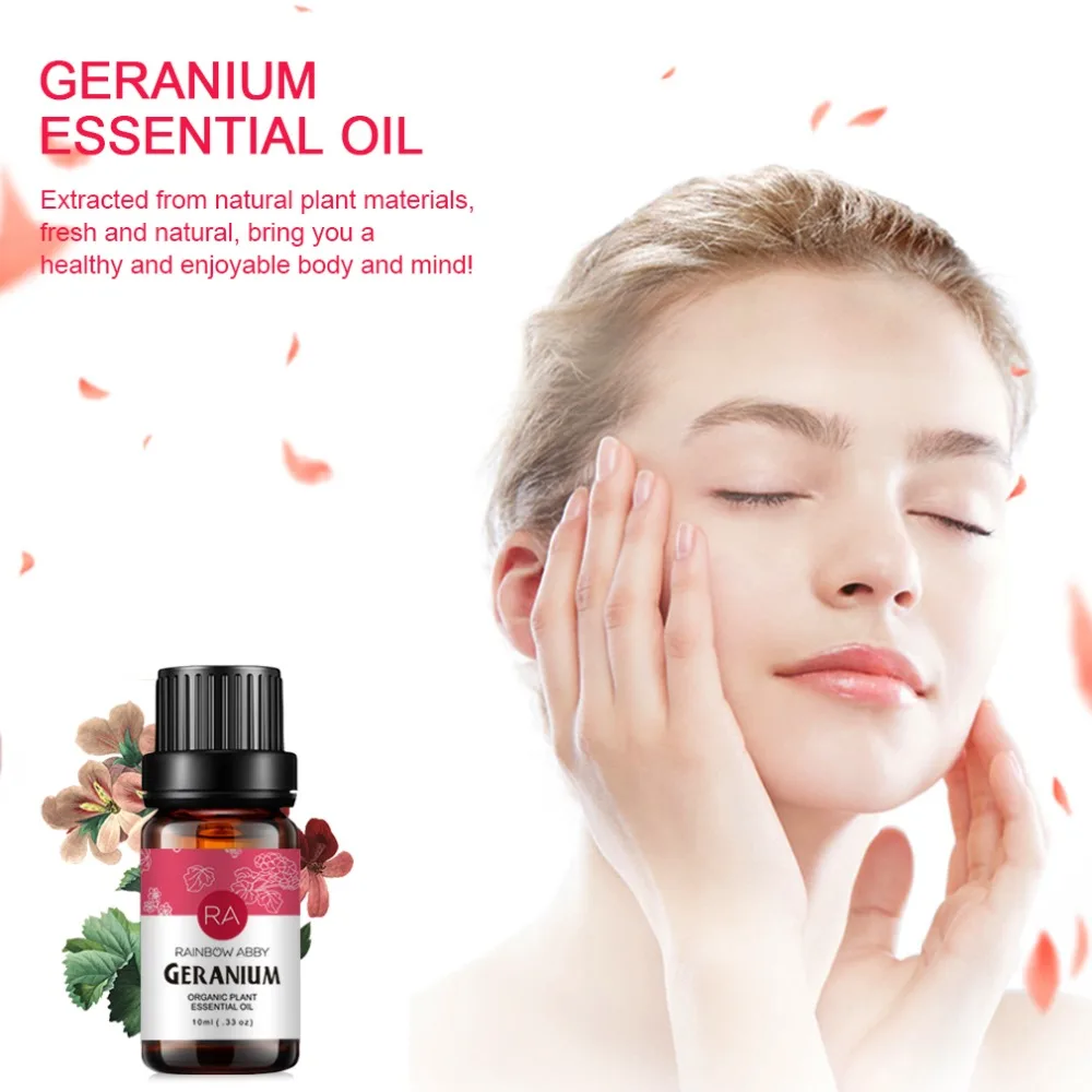 Натуральное масло герани для снятия боли удаление акне очищение кожи Релакс