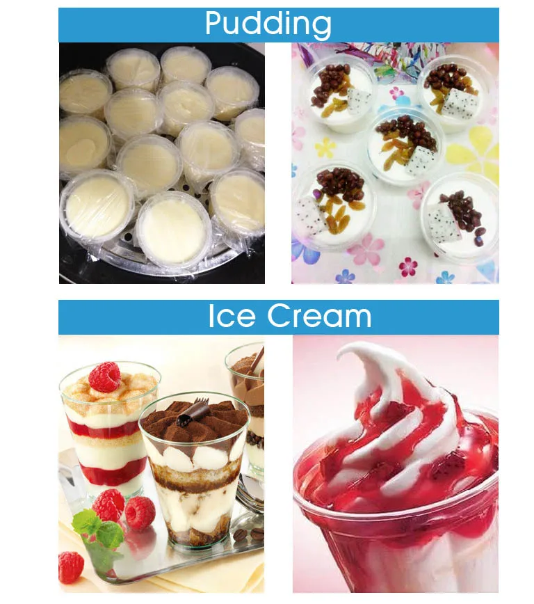 1000 набор одноразовых пластиковых стаканов для пудинга с крышкой желе миска