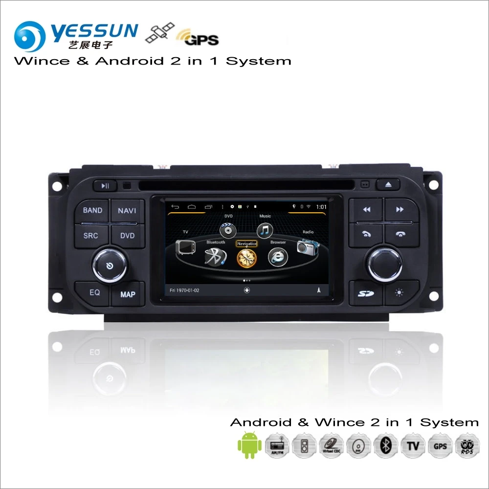 YESSUN для Chrysler Town& кантри/Voyager 2001~ 2007 Android радио CD dvd-плеер gps Navi Карта Навигация Аудио Видео Стерео