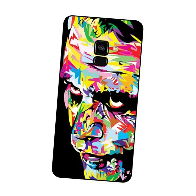 P105 Joker Black Silicone Case Cover For Samsung Galaxy J2 J3 J4 J5 J6 J7 J8 Pro Plus Prime 2018 2017 |