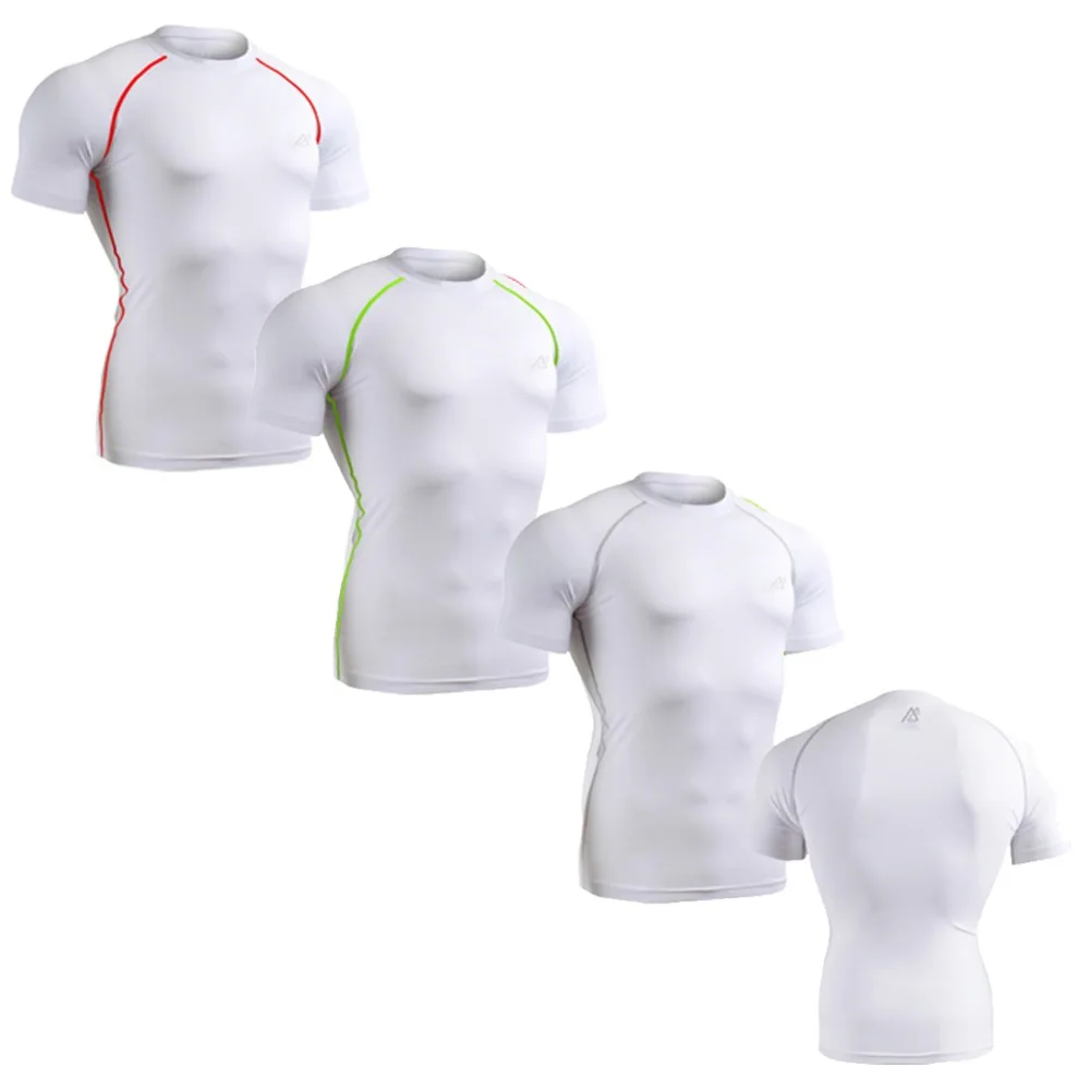 Men's Compression Shirts Prints Fitness Training Running Skin Tights MMA GYM Yoga Tshirt | Спорт и развлечения