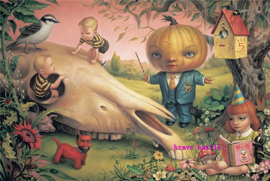 Mark Ryden детский необычный холст для живописи Тёмный мир гостиная спальня домашний
