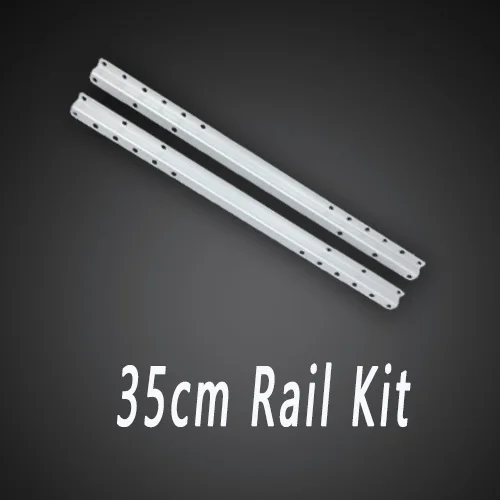 35cm silver 17 см/25см35см рельсовый комплект для DSunY светодиодный светильник для аквариума, свободно соединяющий светильник - Цвет: 35cm silver