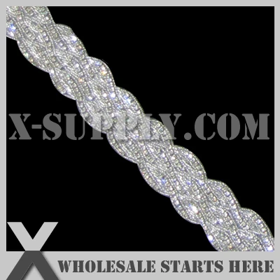 (5 6 см Ширина) Аврора со стразами с аппликацией свадебное отделка для свадьбы Sash