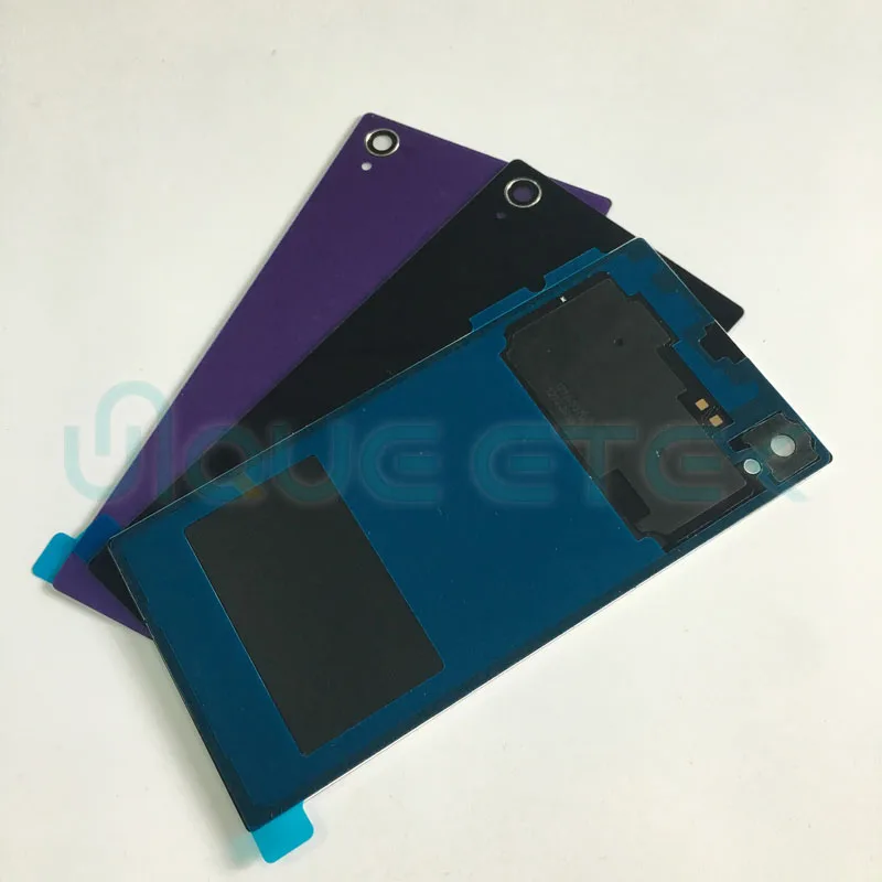 Задняя стеклянная крышка 5 0 дюйма для Sony Xperia Z1 L39H C6902 C6903 батареи Корпус задней двери с клейкой