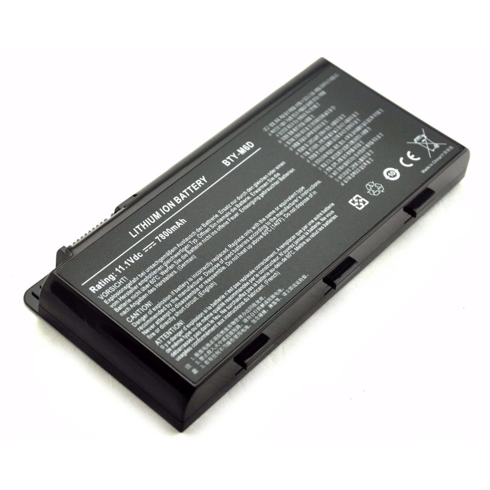 Аккумулятор для ноутбука MSI 7800 мА/ч батарея GX780R GX780DXR GX780 GX660DXR GX660DX GX660D ДЛЯ MEDION X6813