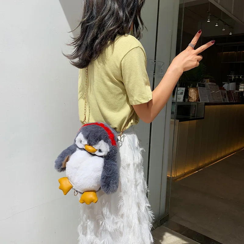 10 Цвета плюшевый пингвин рюкзак мягкие рюкзаки в виде птиц куклы сумка через