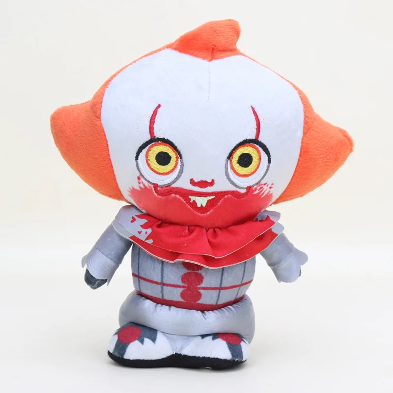 20 см фильмы ужасов супер милый плюш: IT-Pennywise Supercute Коллекционная Фигурка Джокера клоуна мягкая плюшевая игрушка дети маленькие подарки - Цвет: round eyes