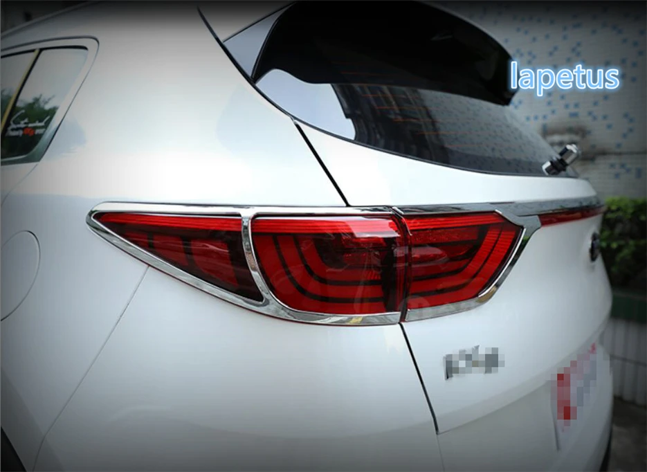 Lapetus для KIA Sportage 2016 2017 2018 ABS внешние хромированные задние фонари лампы Крышка