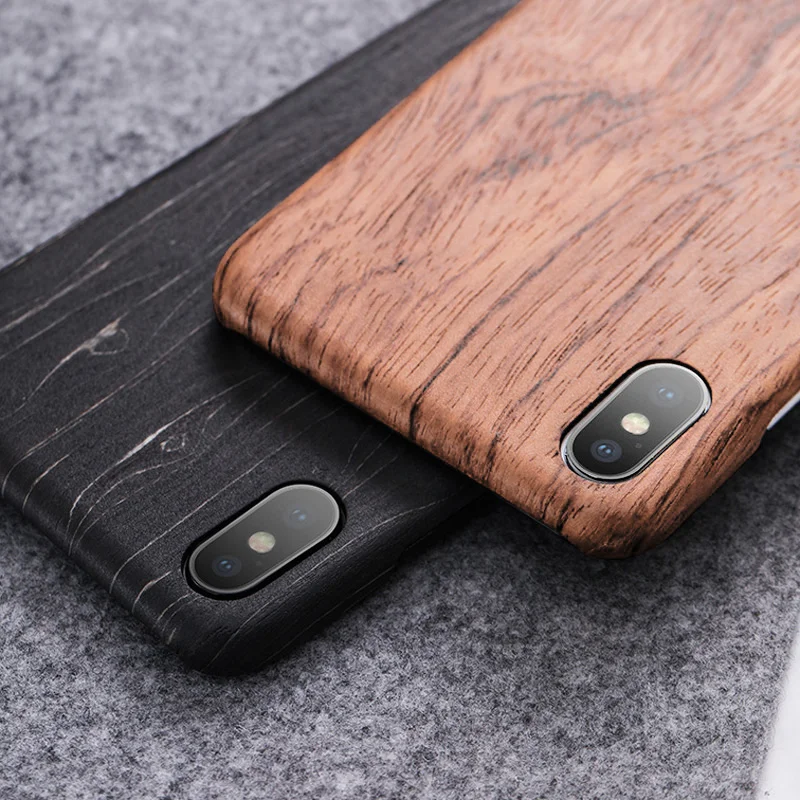 Showkoo чехол для телефона iPhone 7 8 Plus X XS XSMax XR 6 S плюс ультра тонкий деревянный задний