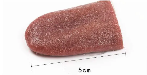 Prank Toys Cosplay Accessories Realistic Fake Tongue Joke Prank Magic Tricks Halloween Horrific Prop April Fools' Day Gift ZXH
