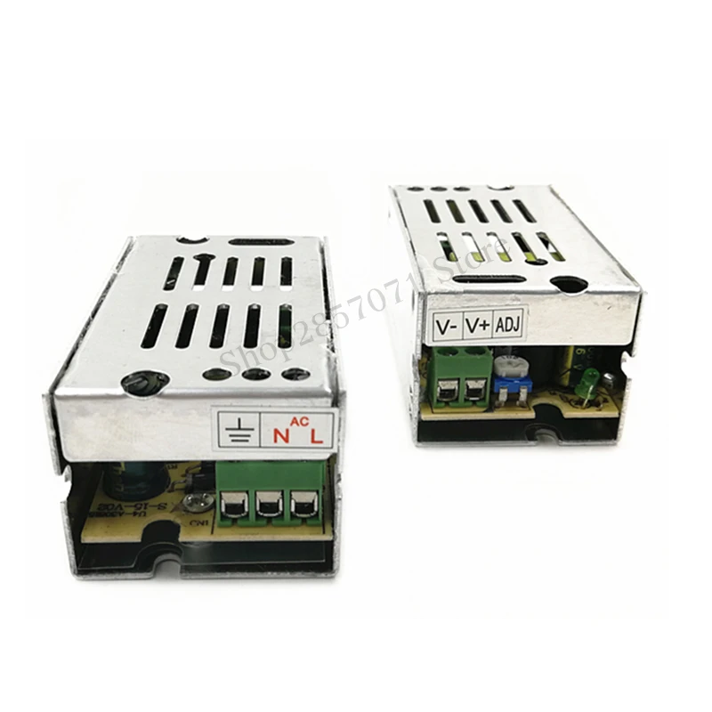 Мини Размер DC12V Светодиодный импульсный источник питания 12 В 1.25A 15 Вт освещение Трансформатор Адаптер питания AC110V-220V