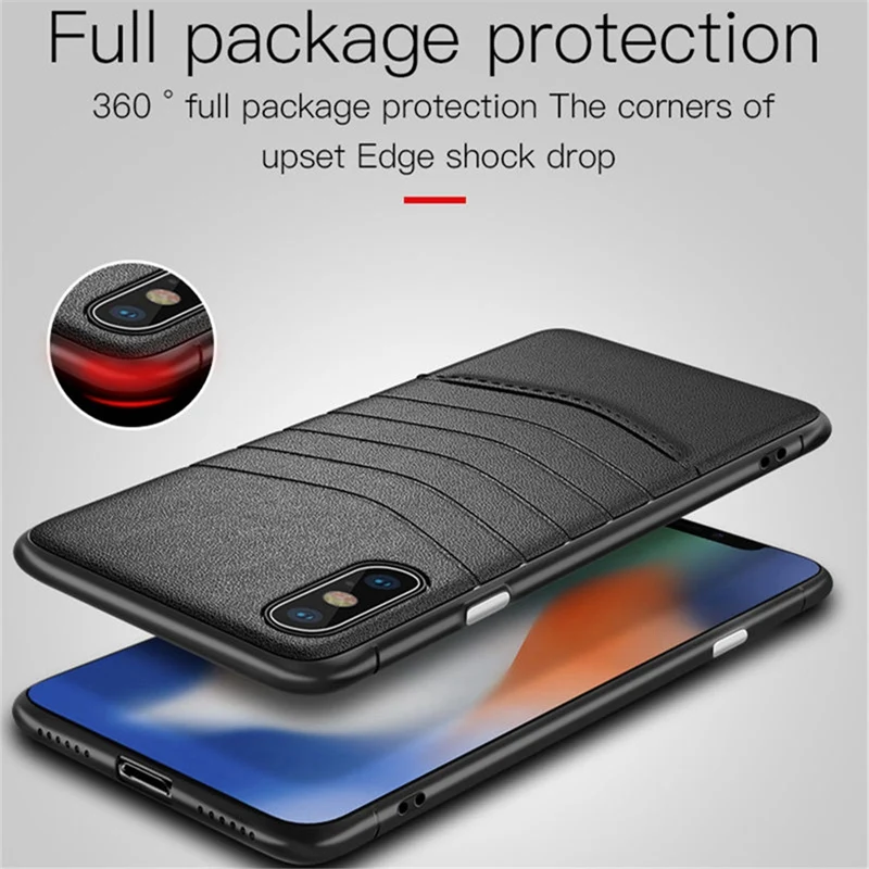 Ultra Thin Leather Case for XiaoMi Mi 9 TPU Soft Frame Hard Back Cover Fundas 9SE 360 Shockproof Hoesje |