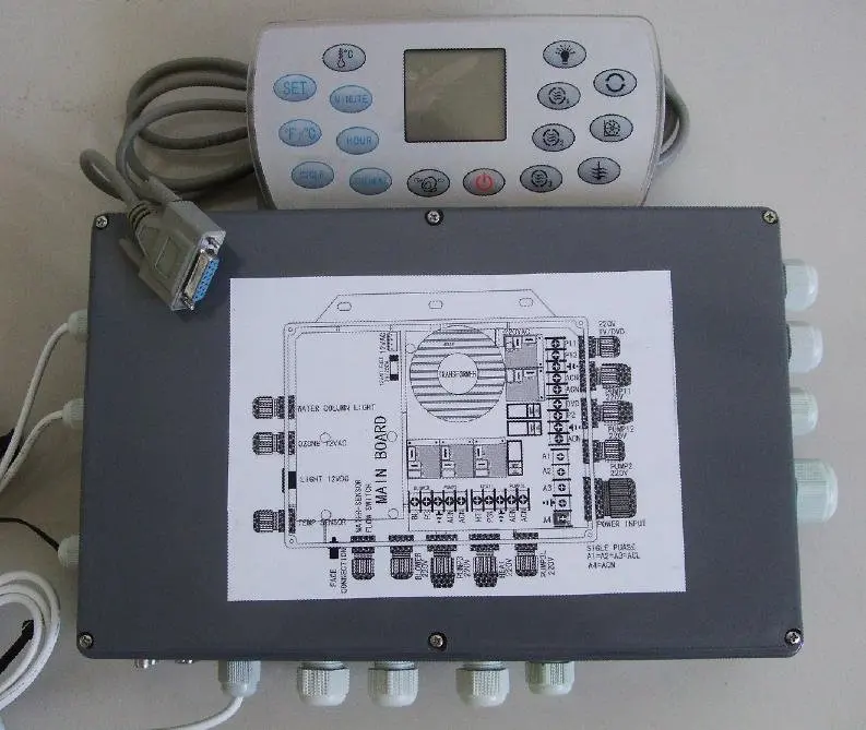 Комплект роскошного спа контроллера блок питания и контроллер горячей ванны