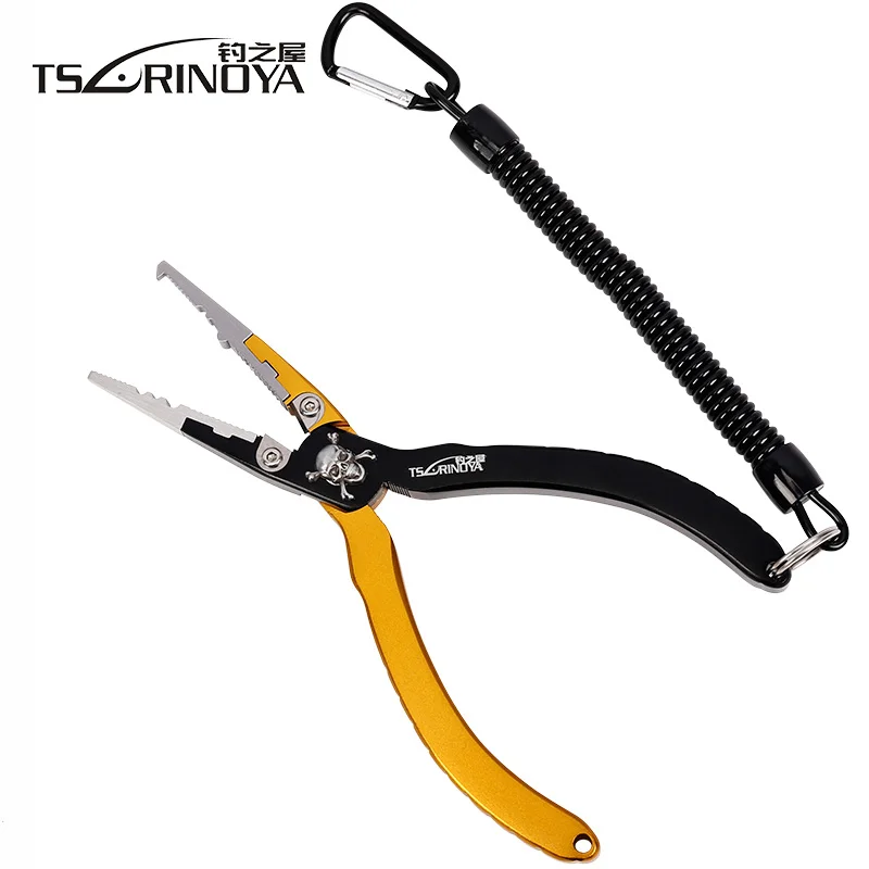 

Tsurinoya Fishing Pliers 17.5cm 95g Aviation Aluminum-alloy Fishing Tool Alicate De Pesca Multifunction Plier Fishing Pince