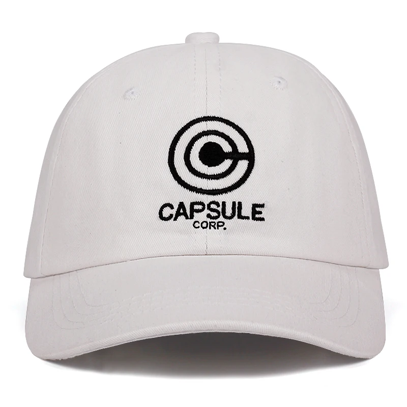 Чехол Capsule corp. Шляпа для папы с рисунком из аниме песня 100% хлопок вышивка Snapback