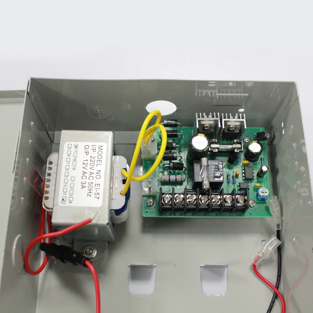 

AC 220V 3A 5A Access Control Uninterrupted Power Supply Box For All Kinds of Electric Door Lock With Time Delay