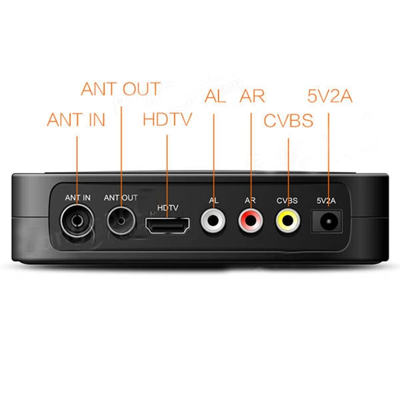 U2C T2 Dvb-T Мини Hd Dvb-T2 Stb H.264 TV box 120 мм цифровой эфирный приемник Декодер каналов