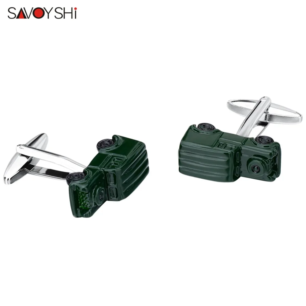 SAVOYSHI 3D модель автомобиля запонки для мужской рубашки высококачественные