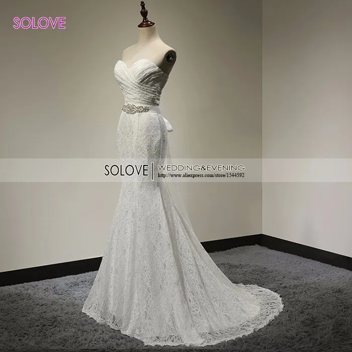 Solovedress, элегантное вышитое бисером милое кружевное платье цвета шампанского для выпускного вечера,, вечернее платье русалки с поясом, vestido de festa longo W01