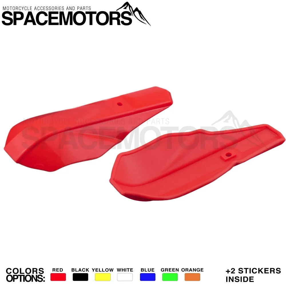 

Spacemotors guards protectors handguard for motorcycle handlebar for motocross cross enduro stunt pit dirt bike XR CR CRM YZ YZF