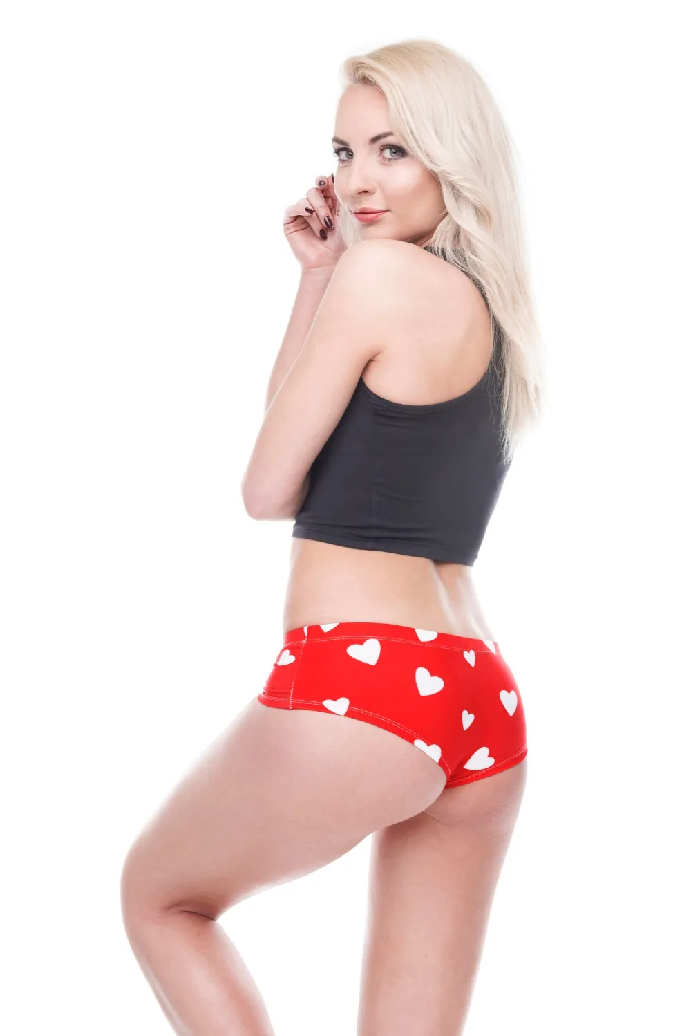 Стринги женские с 3D-принтом красные для первого укуса пицца сексуальные трусики |