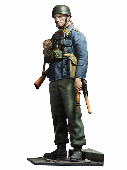 

1/16 scale model resin figures kits soldier Raid the Netherlands 1638D