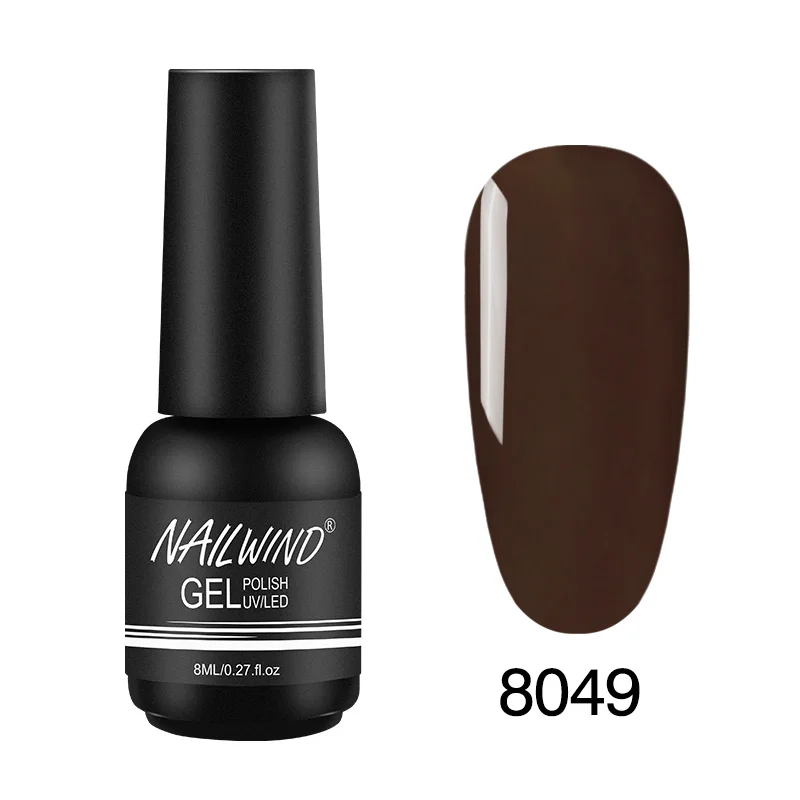 Гель nailwind лак для ногтей неоновый гель гибридные Лаки Полупостоянный лак для ногтей УФ основа верхнее покрытие 8 мл все для маникюра гель лак - Цвет: 8049