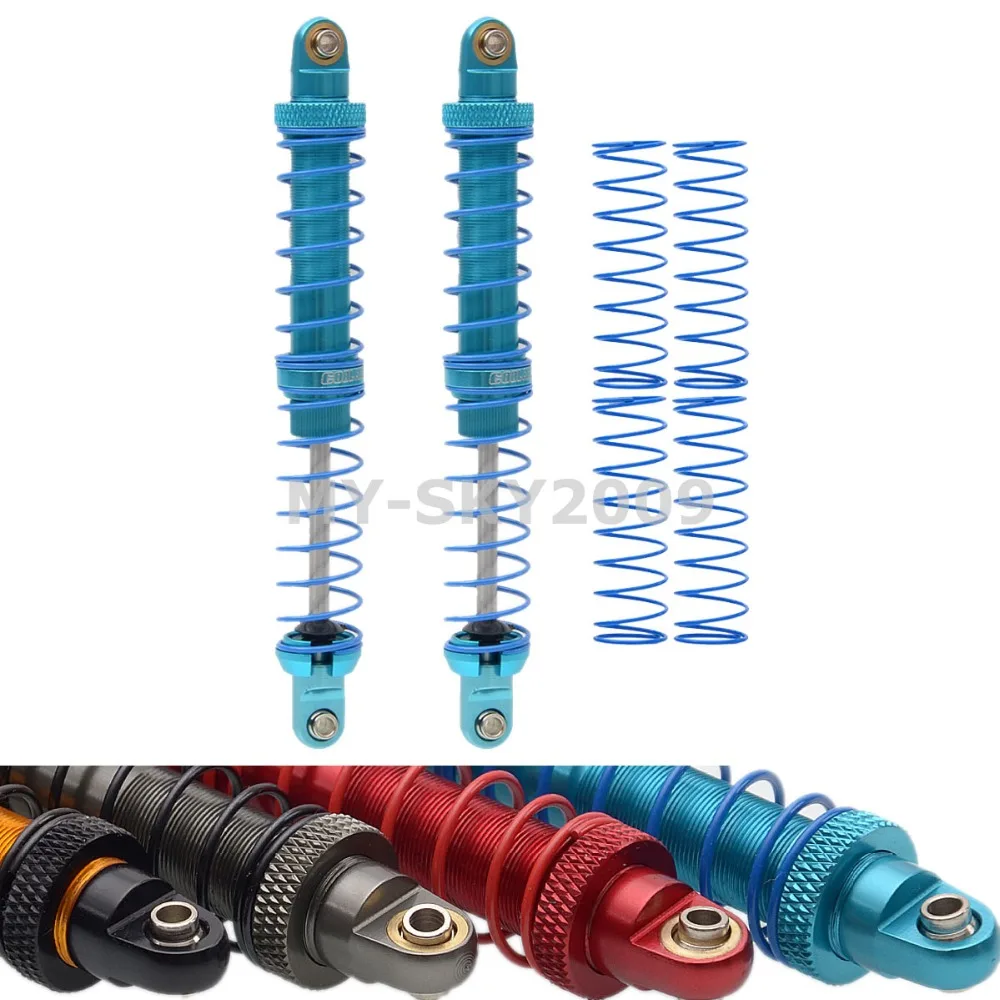 2pcs Aluminum 90mm Oil Shock Absorber &amp Spring For RC Model car Truck Axial Traxxas HPI TAMIYA HSP Racing | Игрушки и хобби
