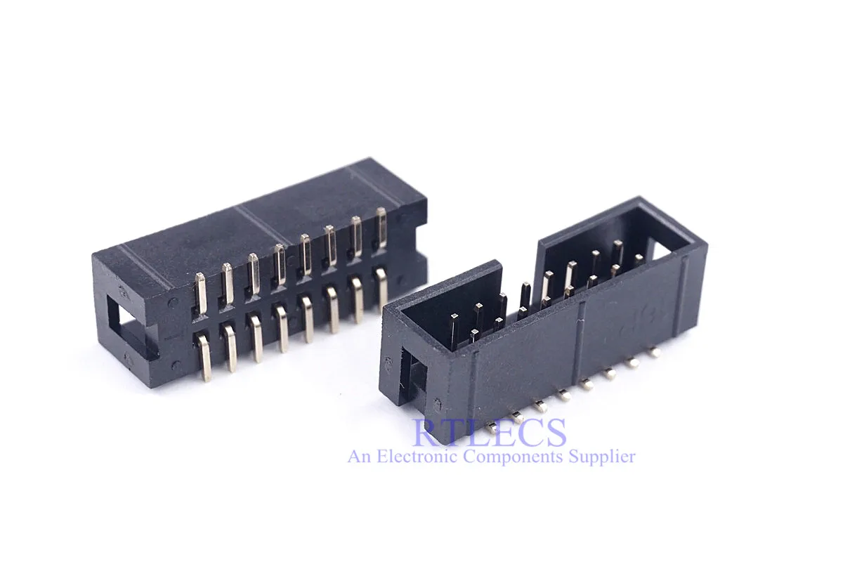 10 шт. IDC заголовок Мужской Женский 2 54 мм Шаг 2x8 Pin 16 положение Закрытая Клеммная