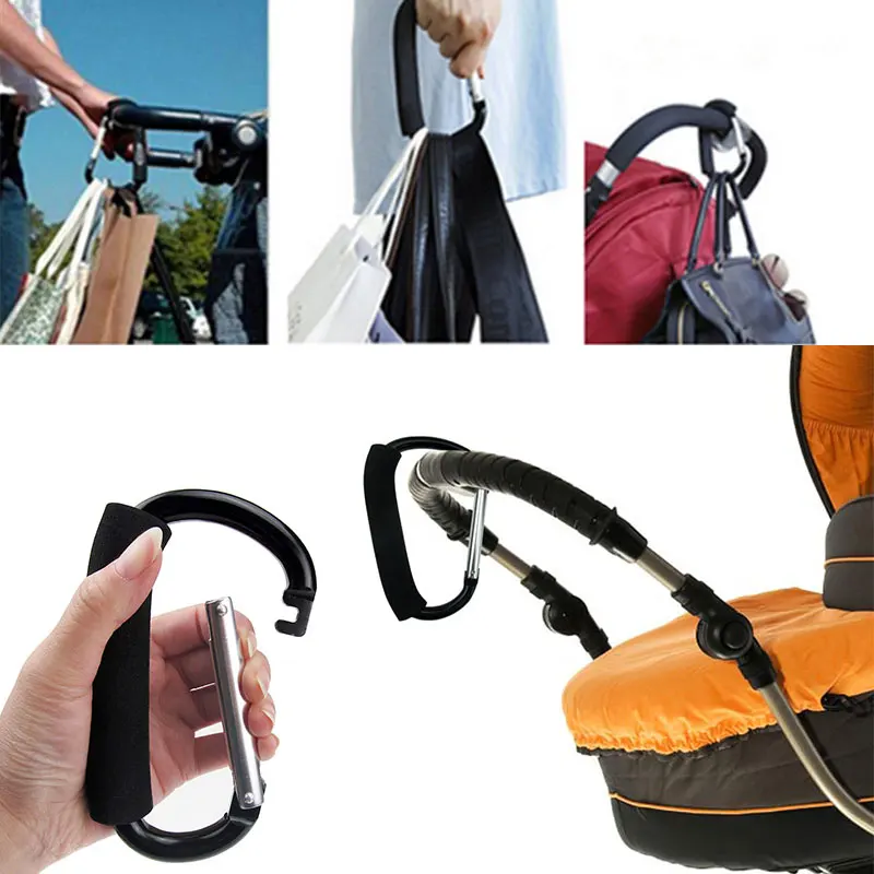 

Большой Крючок из алюминиевого сплава, крючок для детской коляски, аксессуары для коляски, крючок для покупок, крючки для коляски, вешалка для детской коляски