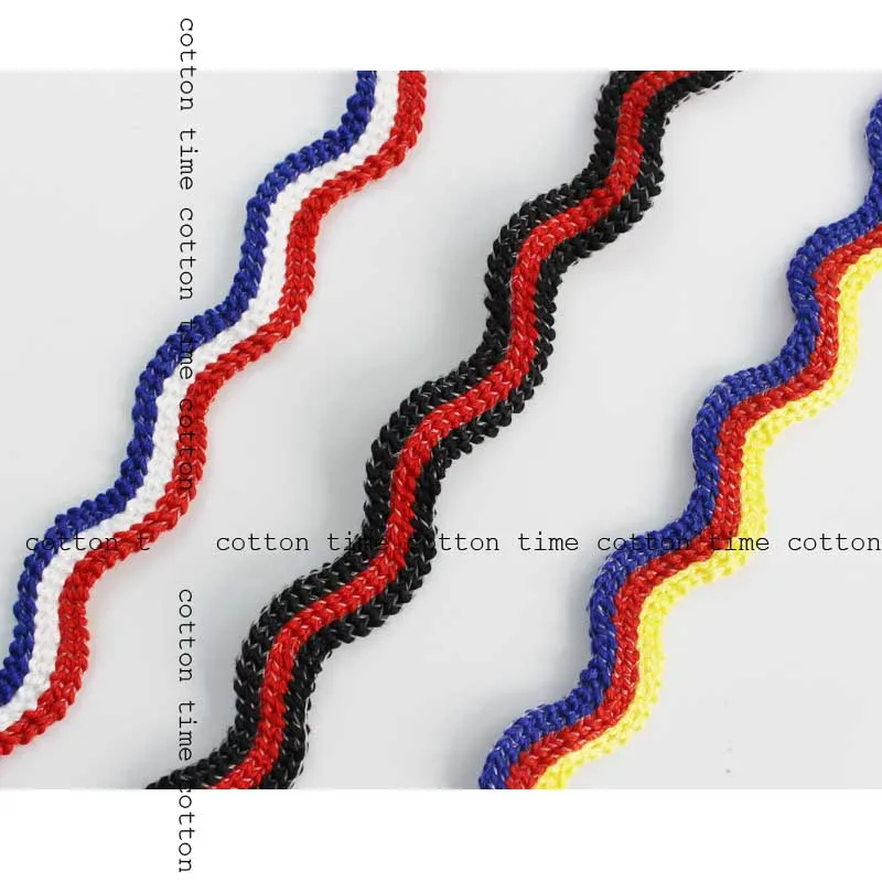 8 ярдов Большая лента Ric Rac Золотая Смешанная тесьма отделка 15 мм аксессуары