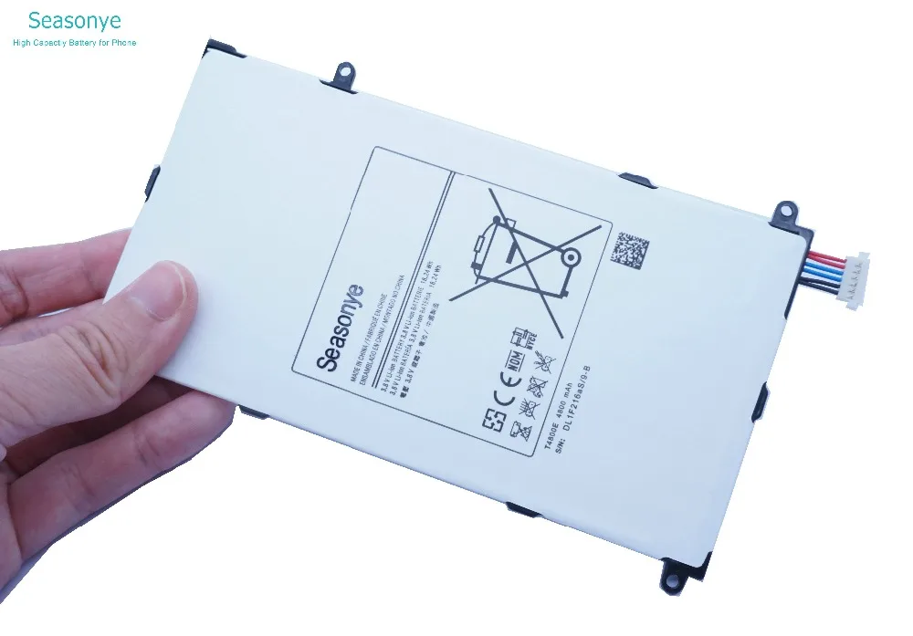 Сменный аккумулятор Seasonye T4800E Tab 4800 мА · ч для Samsung Galaxy Tablet Pro 8 4 дюйма T320 T321 T325 SM-T320