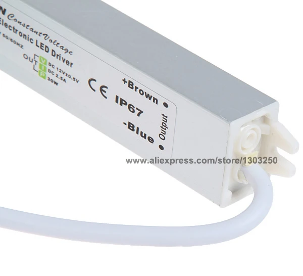 AC DC 12V 2.5A освещение Трансформатор источник питания 30W Светодиодный драйвер