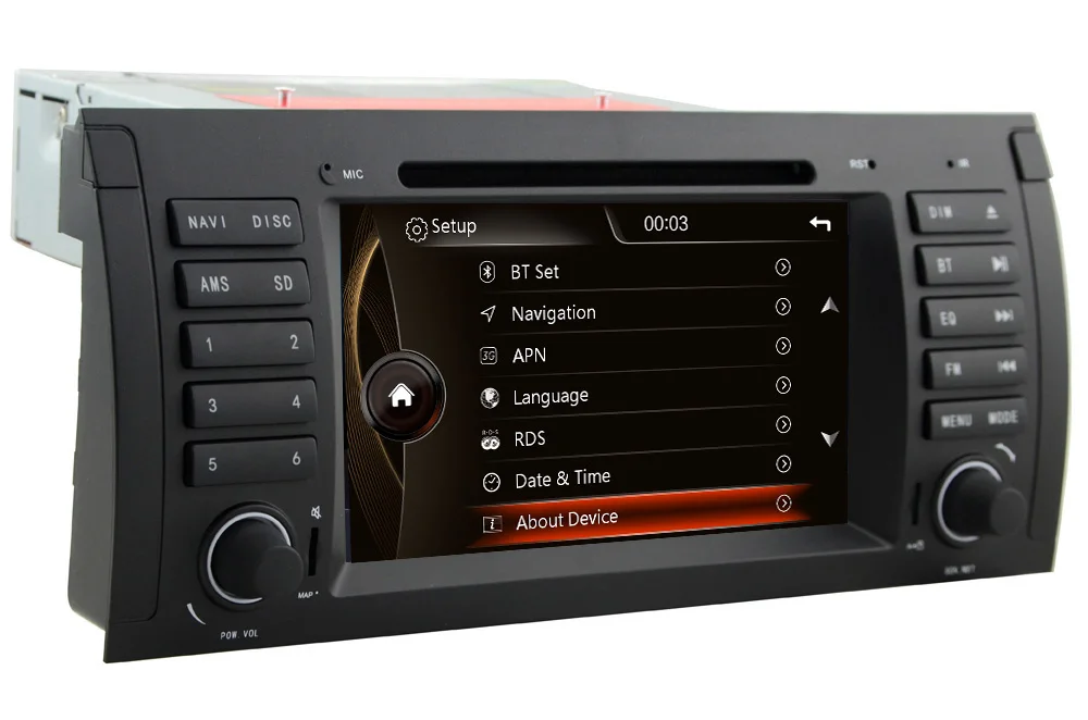 Бесплатная Доставка 7 дюймов Car Audio Для BMW E53 DVD E39 X5 С GPS Bluetooth Радио RDS USB SD управления