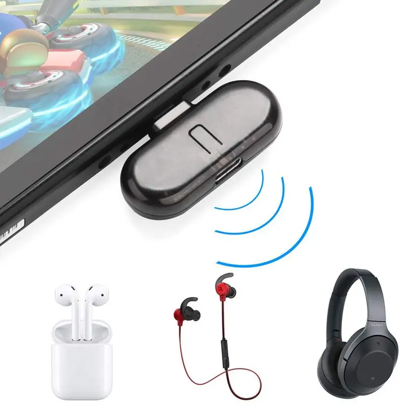 Беспроводной bluetooth адаптер для nintendo Switch приемник беспроводной гарнитуры и аудио