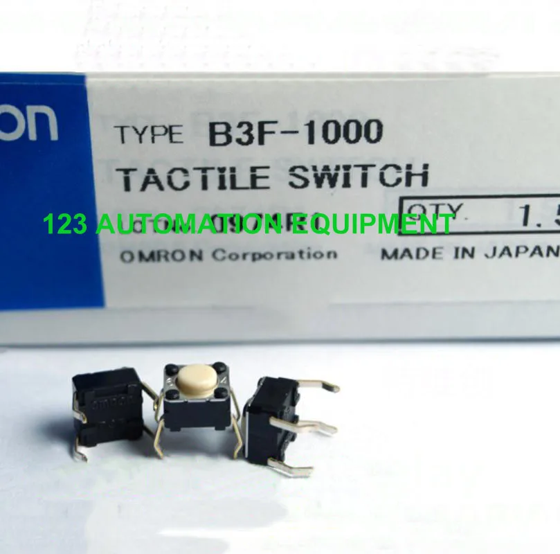 Новинка, оригинальный телефон B3F-1000 OMRON, тактильный переключатель, кнопочный переключатель