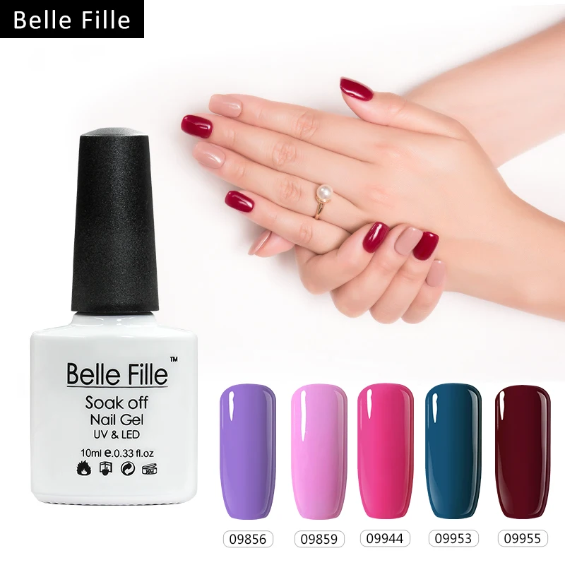 BELLE FILLE 10 мл УФ-гель для ногтей набор Гель-лак полировки телесный гель