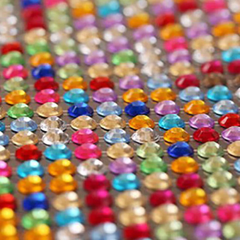 6mm Crystal Rhinestone Self Adhesive Stickers Mobile Phone Car Decor DIY Craft Decals Gems Supplies Scrapbooking | Дом и сад