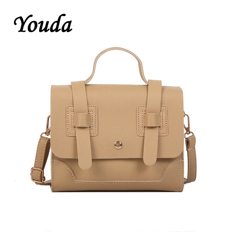 Youda новое оригинальное модное на одно плечо сумка-портфель однотонная стильная