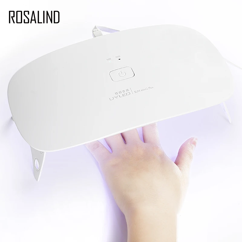 Розалинд SUNmini2 плюс УФ светодиодный светильник ногтей сушилка 15 Светодиодный s