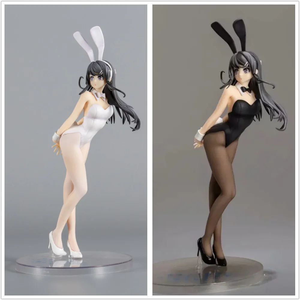 Sakurajima Mai Аниме Фигурка сексуальная девушка зайчик Коллекционные Фигурки ПВХ игрушки куклы для мужчин подарок на день рождения модель XP